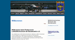 Desktop Screenshot of luftwaffenmuseum.com