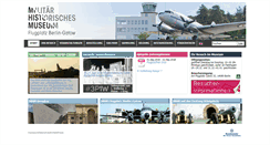 Desktop Screenshot of luftwaffenmuseum.de